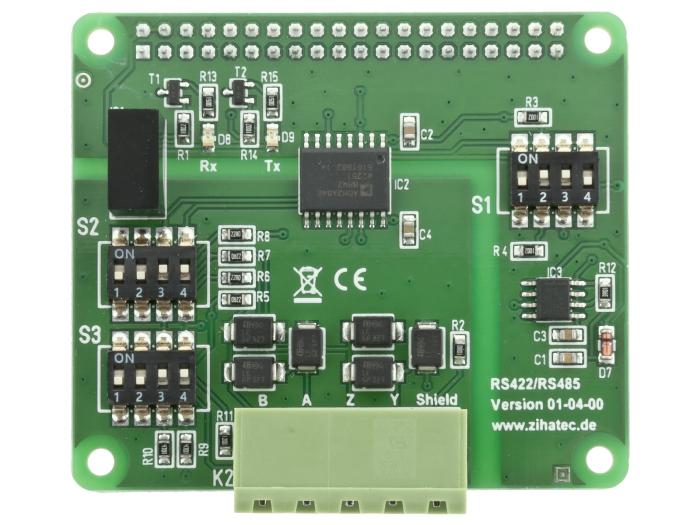 RS422 / RS485 HAT för Raspberry Pi @ electrokit (3 av 4)