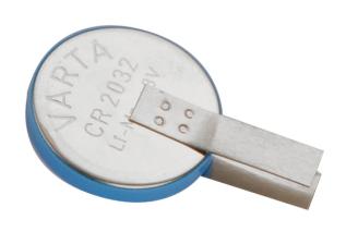 CR2032 LF lödfanor 3V litium batteri Varta @ electrokit