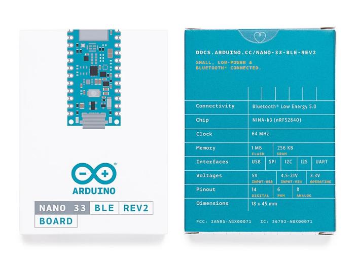 Arduino Nano 33 BLE REV2 @ electrokit (5 av 5)
