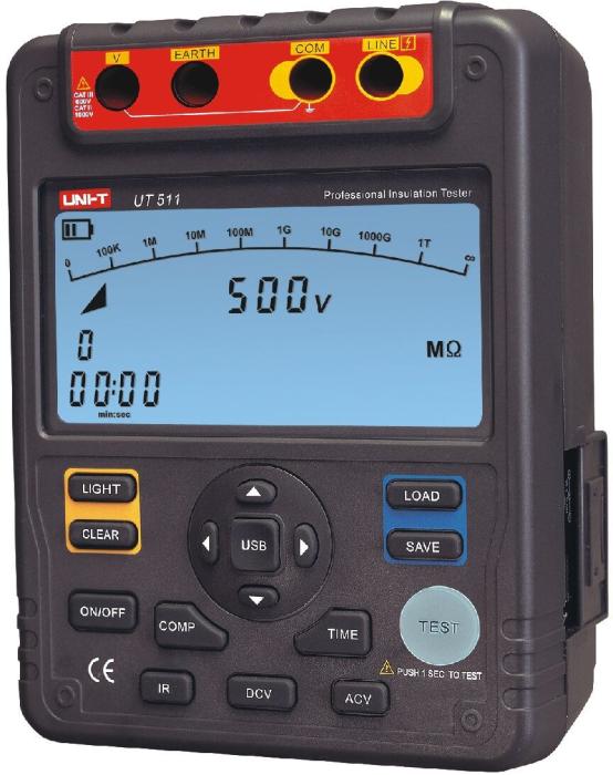 Isolationsprovare Megger Uni-T UT511 @ electrokit (2 av 4)