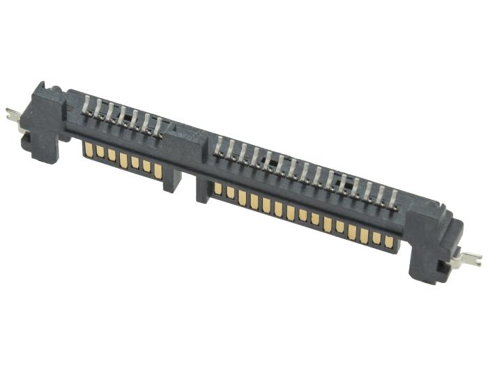 SATA-kontakt 22-pol horisontell SMD @ electrokit (2 av 2)