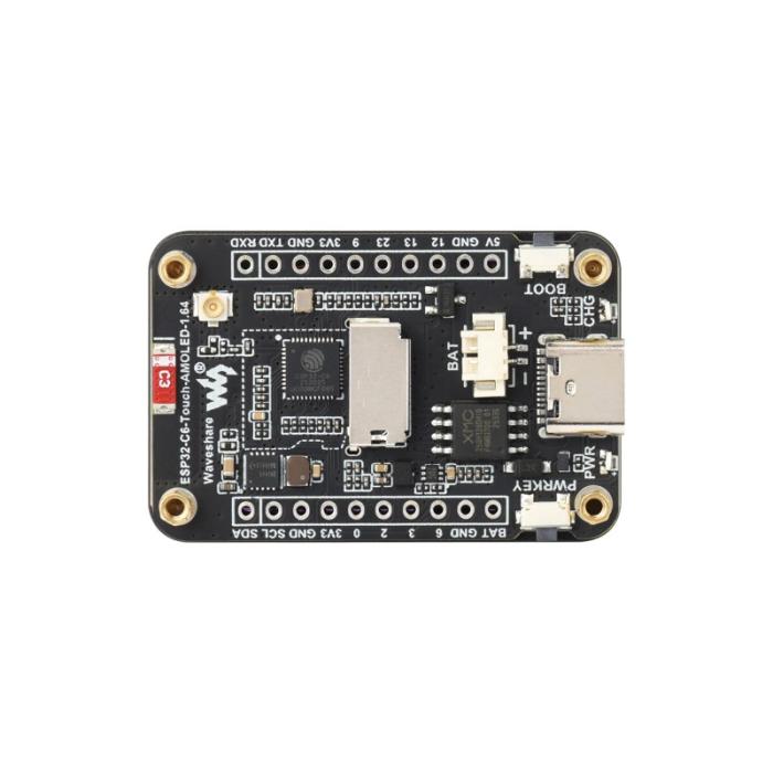 ESP32-C6 utvecklingskort USB-C med 1.64
