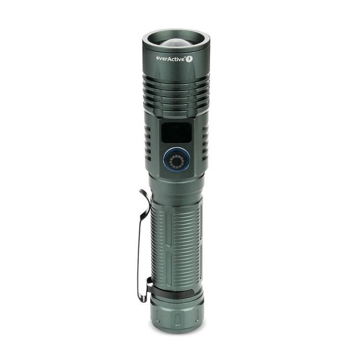 Zoom-ficklampa 700 lm 4000mAh Li-Ion USB-C med display @ electrokit (7 av 14)
