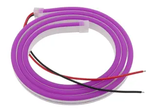 LED-slinga neonliknande 12V 1m lila @ electrokit