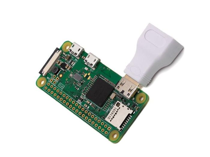 Adapter HDMI female - mini male (4k @ 60Hz) white @ electrokit (2 of 2)