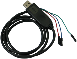 Kabel USB till TTL 3-pin (RX/TX/GND) 3.3V hona @ electrokit