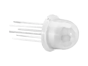 PIR r&ouml;relsedetektor BS612 med lins 120&deg; 5m - justerbar @ electrokit