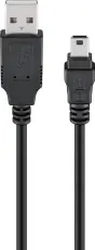 USB-kabel A-hane - miniB hane 1.8m @ electrokit