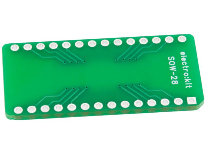 Adapterkort SOIC-28 - DIP-28W @ electrokit (2 av 2)