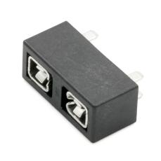MINI ATM fuse holder with blade receptacle connectors PCB 15A @ electrokit