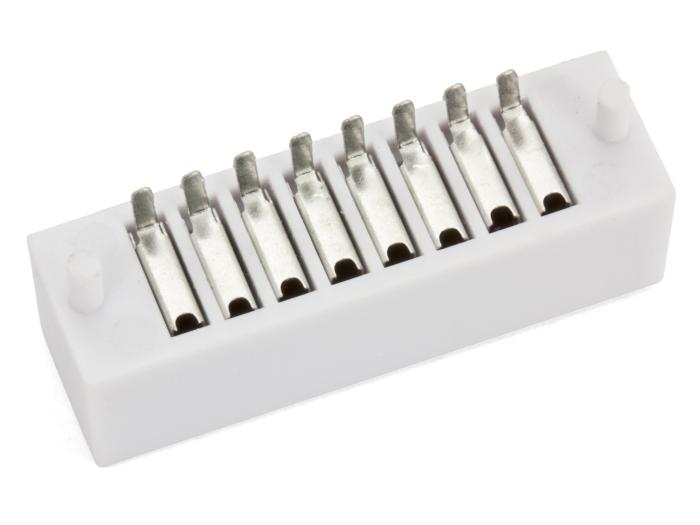 Miniatyrkopplingsdäck för inlödning 2x8 anslutningar @ electrokit (2 av 2)