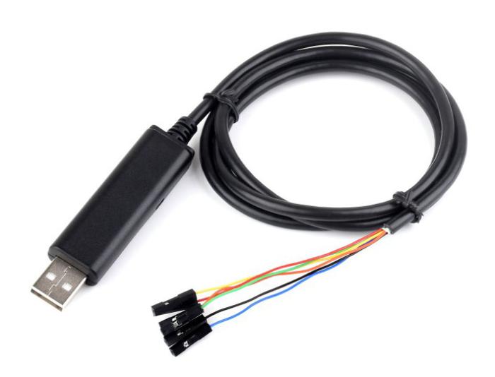 USB-A till UART FTDI-kabel (TTL) 3.3/5V 6-pin med flödeskontroll @ electrokit (2 av 6)