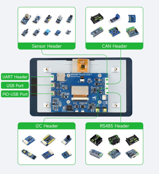 Development Board with RP2350 and 7