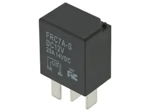 Fordonsrelä 12V 1-pol 25A NO @ electrokit