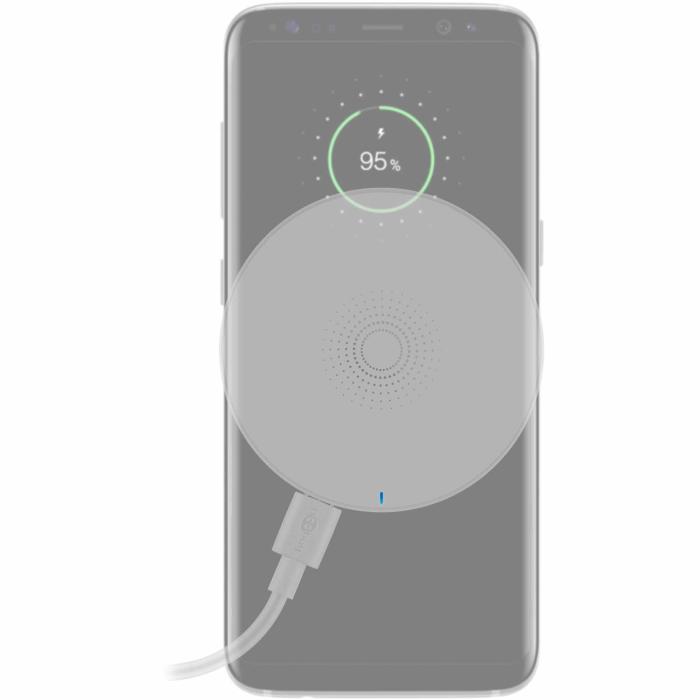Trådlös QI-laddare 5W 1A vit @ electrokit (3 av 3)