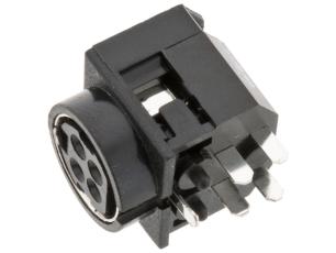 Power DIN hona 4-pol PCB @ electrokit