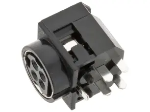 Power DIN hona 4-pol PCB @ electrokit