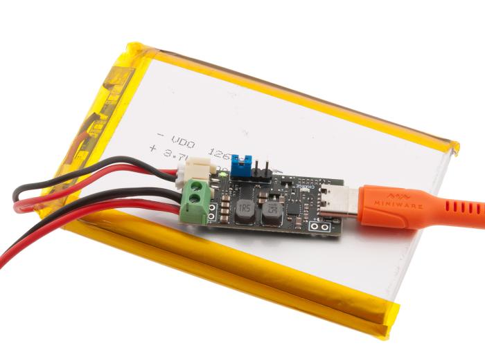 LiPo-laddarmodul och DCDC-omvandlare 3.3V/5V @ electrokit (6 av 7)