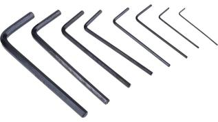 Hex Keys 8pcs imperial HEX @ electrokit