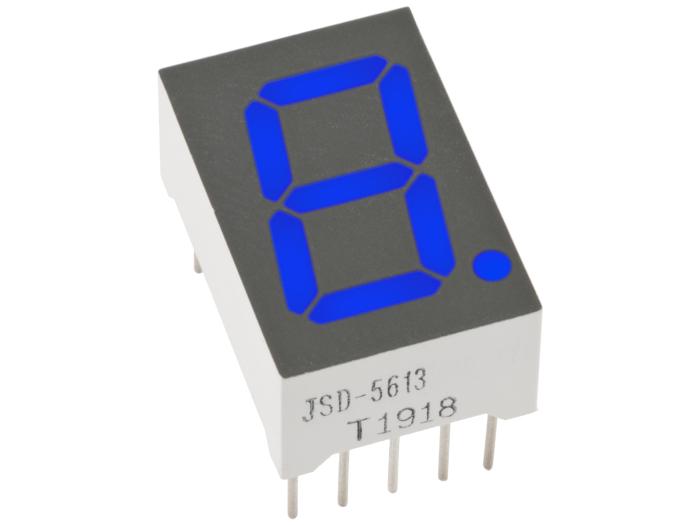 LED-display 7-seg 14mm blå CA @ electrokit (3 av 3)