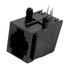 Modular jack 6P4C - RJ11 PCB @ electrokit