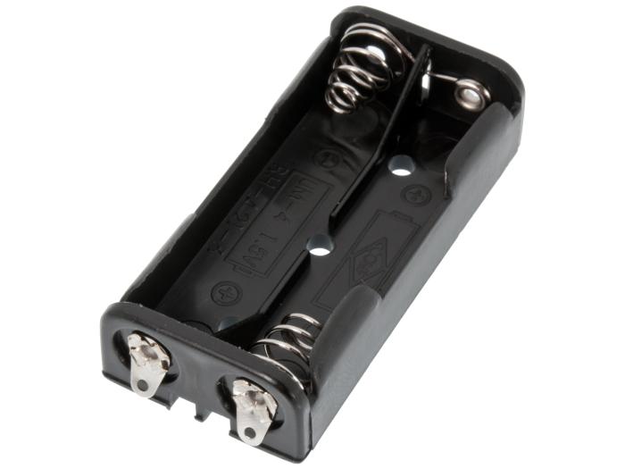 Batterihållare 2xAAA lödöron @ electrokit (2 av 2)