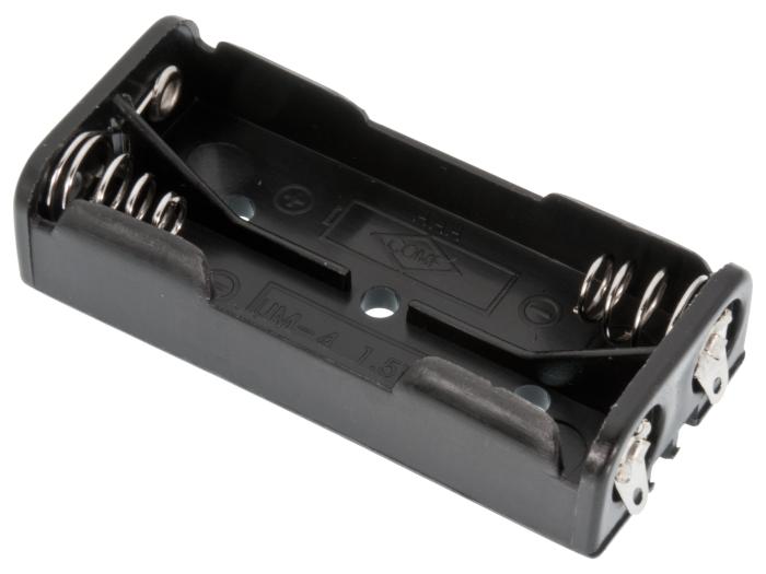 Batterihållare 2xAAA lödöron @ electrokit (1 av 2)