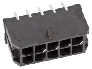 Stiftlist Micro-Fit hane 2x5p 3mm rak @ electrokit