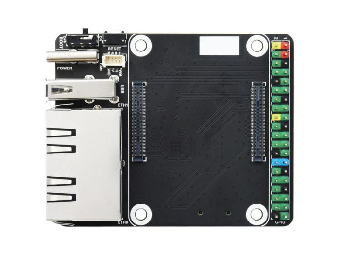 Dual Gigabit Ethernet adapter för Compute Module 4 @ electrokit (3 av 7)