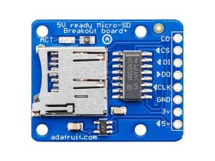 MicroSD-läsare 5V @ electrokit