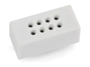 Miniatyrkopplingsdäck för inlödning 2x4 anslutningar @ electrokit