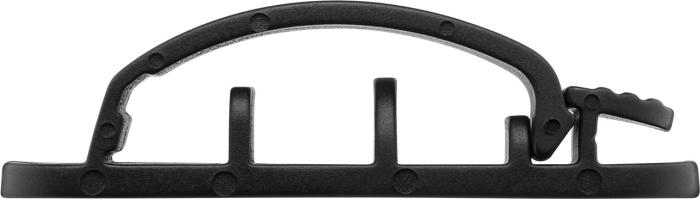 Kabelhållare med clips för 3 kablar svart 3-pack @ electrokit (2 av 4)