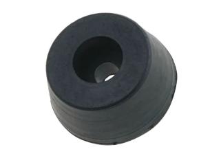 Apparatfot för M3-M4 ø16x7.8mm svart gummi @ electrokit