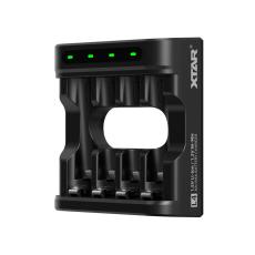 Smart batteriladdare 4x AAA/AA NiMH + 1.5V Li-Ion @ electrokit
