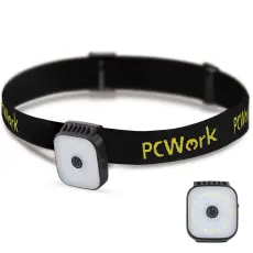 Pannlampa LED 200lm laddningsbar USB-C @ electrokit