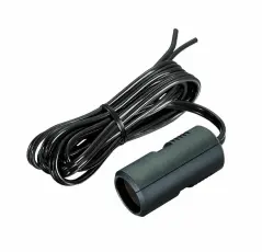 12V cigg-skarvuttag med 1.8m kabel @ electrokit