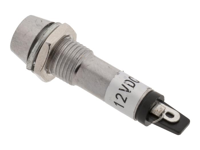 Panel mount indicator 12VDC ø8mm green @ electrokit (2 of 2)