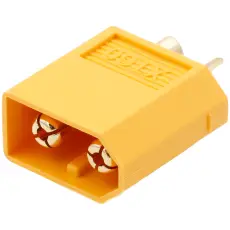 XT60 strömkontakt 2-pol 30(60)A hane @ electrokit