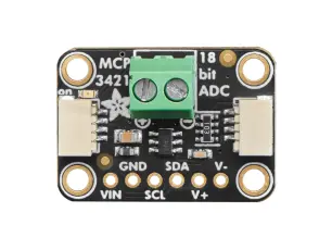 18-bit ADC 1-kanal med 8x PGA, QWIIC och skruvterminal @ electrokit