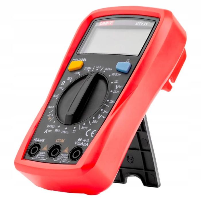 Multimeter 3 1/2 digits manual range Uni-T UT131D @ electrokit (2 of 3)