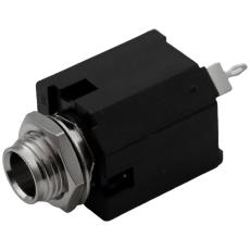 6.3mm hona 2-pol mono chassie @ electrokit