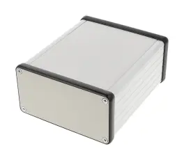 Aluminiuml&aring;da extruderad 120x103x53mm @ electrokit