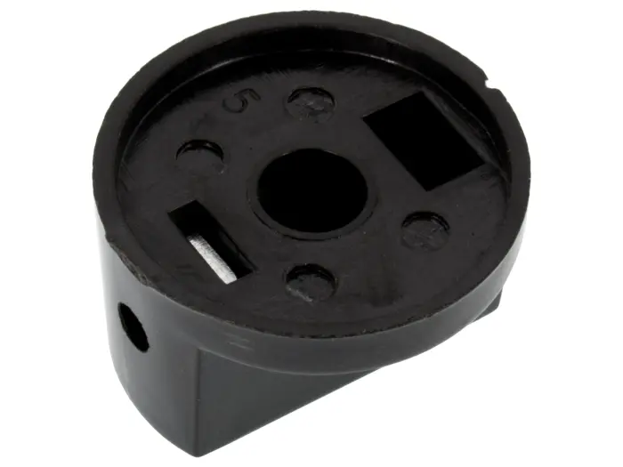 Ratt svart ø27x16mm @ electrokit (2 av 2)