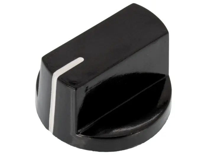 Ratt svart ø27x16mm @ electrokit (1 av 2)