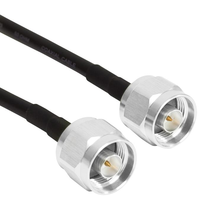 Kabel N-hane till N-hane RG-58 0.75m 6GHz Tekbox @ electrokit (1 av 2)