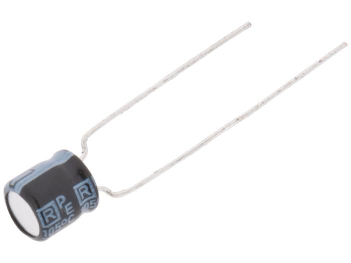 El.lyt 10uF 35V 105C ø5x5mm @ electrokit (1 av 1)