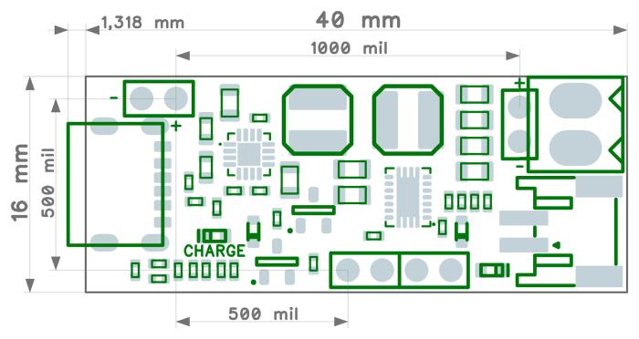 LiPo-laddarmodul och DCDC-omvandlare 3.3V/5V @ electrokit (7 av 7)