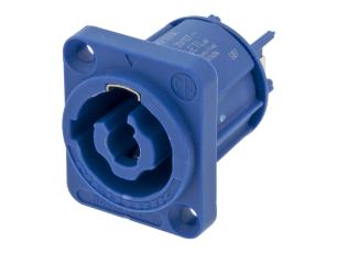 Power twist chassi hane 3-pol 16A 250VAC blå @ electrokit