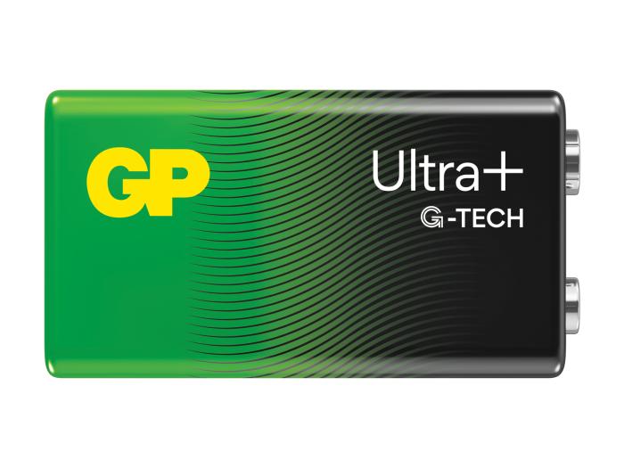 9V 6LR61 alkaliskt batteri GP Ultra Plus @ electrokit (1 av 2)