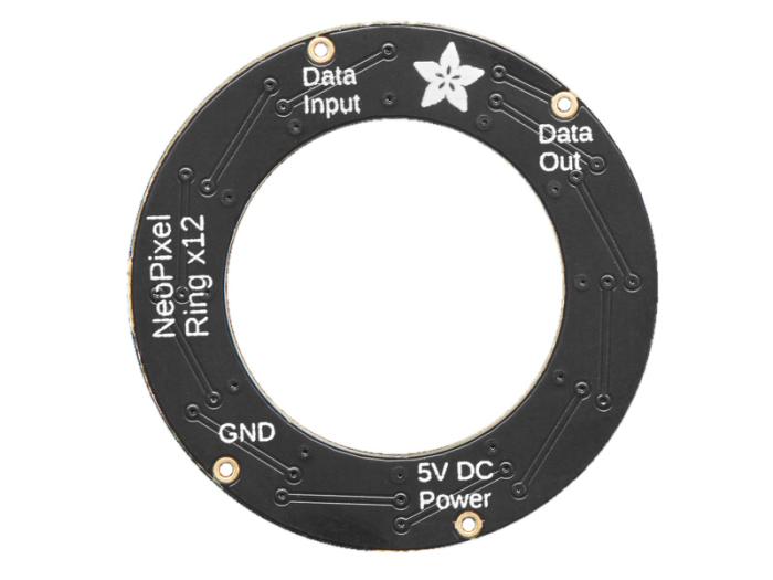 NeoPixel ring 12 RGB LEDs ø37mm @ electrokit (3 of 4)